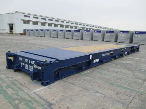 CONTENEDOR 40 PIES DE PLATAFORMA PLANA