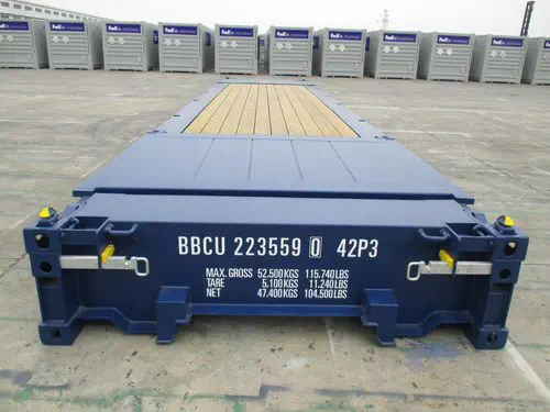 CONTENEDOR 40 PIES DE PLATAFORMA PLANA