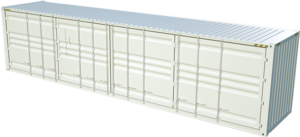 CONTENEDOR DE TRANSPORTE HC DE 45 PIES CON LADO ABIERTO