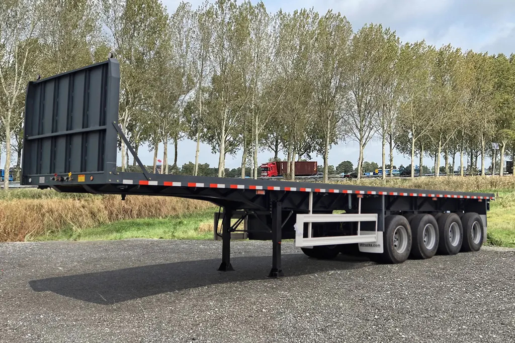Contenedores CIMC 40 Contenedores Semirremolque de 4 ejes con plataforma plana
