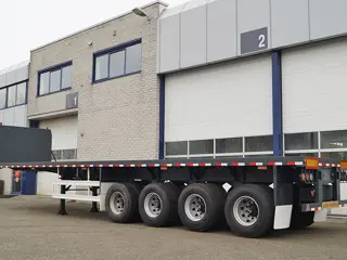 Contenedores CIMC 40 Contenedores Semirremolque de 4 ejes con plataforma plana