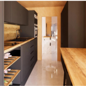 Estudio contenedor de 40 pies – comodidad