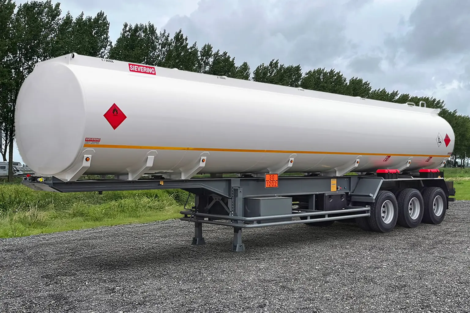 Depósito de combustible Sievering TSA45-5 ADR de 3 ejes